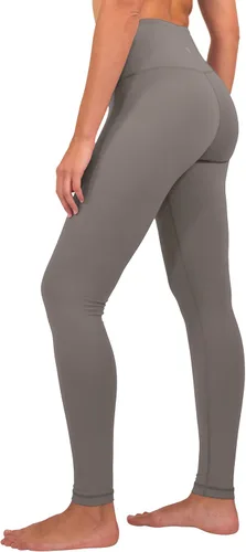 Vista 3 de 90 Degree by Reflex Leggings con función de control de abdomen, de cintura alta y confeccionados con tejido Power Flex