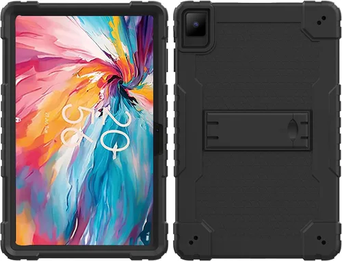Vista 7 de Mignova - Funda para tablet TCL Tab Pro 5G, soporte giratorio integrado, correa de hombro, correa de mano, híbrida a prueba de golpes, para niños