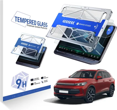 Vista 12 de Protector de pantalla brillante para Tesla Cybertruck – [más claro y suave] Accesorios de camioneta Cybertruck 2024 2025 – Vidrio templado 9H+