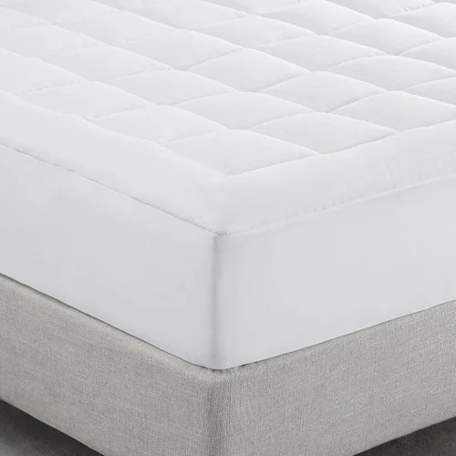 Vista 5 de Serta ComfortSure - Funda de colchón tamaño individual, almohadilla de colchón con parte superior acolchada ajustable, súper suave y transpirable