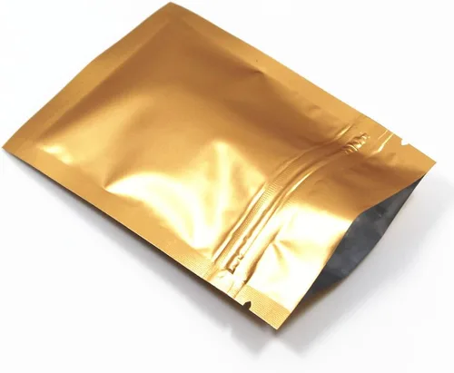 Vista 9 de FERENLI 100 unidades de bolsas planas con cierre de cremallera y auto-sellado para embalaje de papel de aluminio, bolsa de almacenamiento de café
