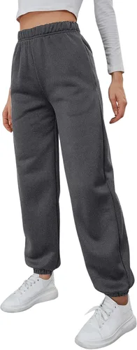 Vista 3 de SweatyRocks Pantalones deportivos elásticos de cintura alta para mujer