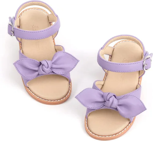 Vista 116 de THEE BRON Sandalias cómodas para niñas, zapatos para niños, sandalias rellenas