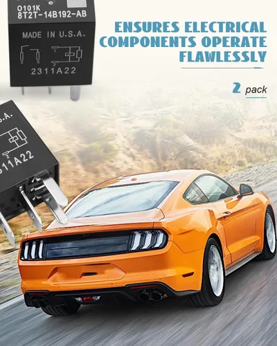 Vista 6 de Relé automotriz enchufable de 4 pines apto para vehículos Ford Select