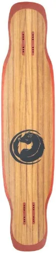 Vista 2 de Miniclipse - Monopatín Longboard, impermeable, duradero, ligero, Cruiser, por Moonshine Manufacturing (tabla flexible media solamente)