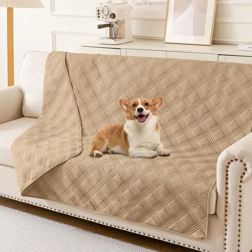 Vista 145 de hyha - Manta impermeable para cama de perro, mantas suaves para mascotas, funda impermeable para sofá para perros, fundas reversibles lavables