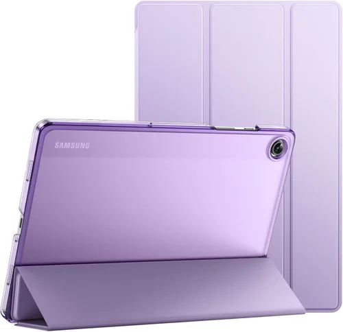 Vista 9 de JETech Funda para Samsung Galaxy Tab A9+ / A9 Plus de 11 pulgadas 2023, funda protectora delgada y translúcida trasera de tres pliegues para tablet