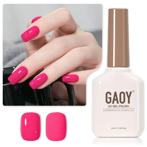 Vista 54 de GAOY - Esmalte de uñas de gel marrón, 16ml de esmalte de gel para quitar por remojo, curado con luz UV para arte de uñas, manicura DIY en casa, 2088
