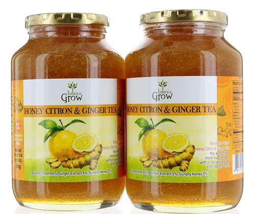 Vista 10 de Balance Grow Té de Cidra con Miel y Jengibre 2.2lb