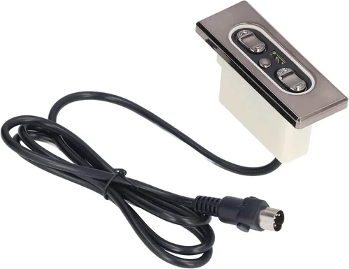 Vista 8 de Cryfokt Sofá eléctrico de 5 botones a distancia, material ABS reclinable eléctrico o silla control manual con puerto de carga, Plug and Play, piezas