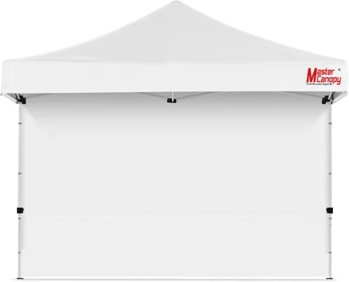 Vista 29 de MASTERCANOPY Toldo de 8x8 pies SunWall Toldo Instantáneo Pared Lateral para Toldos Emergentes Tiendas Gazebos, Protección UV Solo Pared Lateral Azul