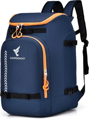 Vista 17 de Ski Boot Bag,50L/70L Waterproof Skiing Boot Travel Backpack for Snowboard Boots, Ski Helmet, Goggles, Gloves, Skis, Snowboard & Accessories for