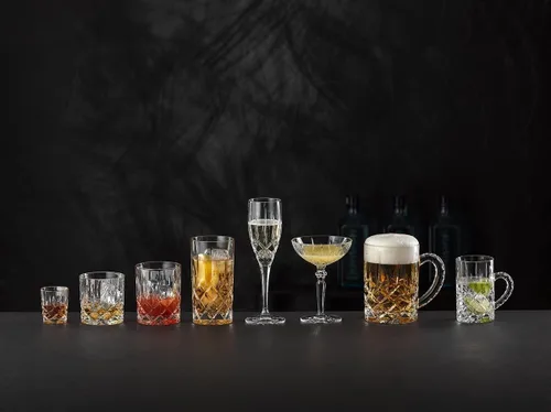 Vista 7 de Nachtmann Noblesse Collection - Juego de 2 vasos de cóctel de cristal transparente con tallo, perfectos para beber champán, vino dulce, martini