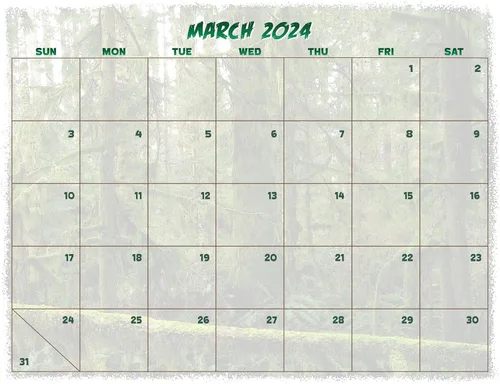Vista 3 de Bigfoot Calendario de pared 2024-12 meses – 11 x 19 pulgadas abierto – Ideal para la oficina o cabina – Regalo divertido para los fanáticos