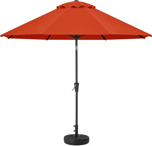Vista 45 de ABCCANOPY 7.5FT Patio Umbrella Outdoor 6 RibsTable Umbrella(Brown)
