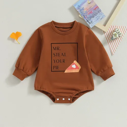 Vista 89 de Ropa de Halloween para bebé niña, sudadera con estampado de calabaza, mameluco de burbujas, lindo traje de Acción de Gracias de otoño