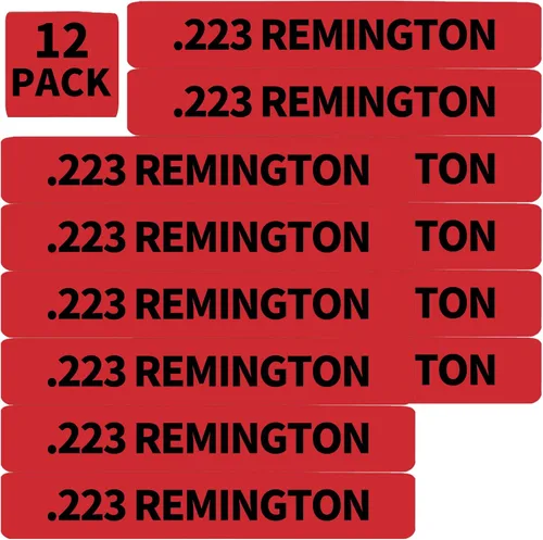 Vista 14 de Paquete de 12 bandas de marcado Miaozhun .223 Remington Magazine .223 para identificación de calibre de revista
