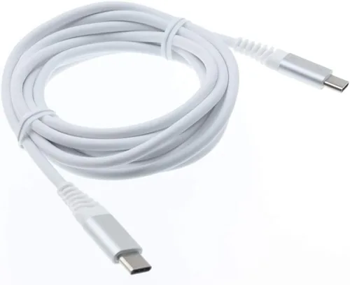 Vista 4 de Cable USB-C de 6 pies de largo, cable de carga rápida, cable de alimentación tipo C a tipo C, compatible con Samsung Galaxy S21 S22 S23 Ultra Plus Z