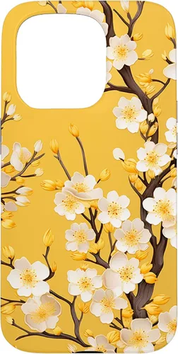 Vista 14 de Yellow Cherry Blossom Case for iPhone 17