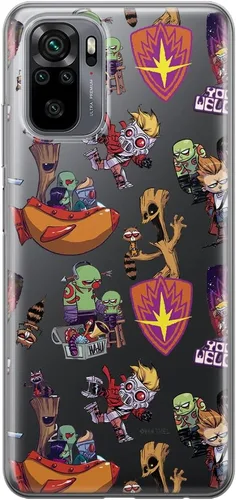 Vista 21 de ERT GROUP Caja del teléfono móvil para Xiaomi REDMI Note 10/10S Original y con licencia oficial Marvel Patrón Gamora 002 adaptado de manera óptima a