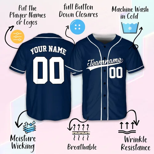 Vista 2 de Camiseta de béisbol personalizada, camiseta de béisbol personalizada, uniforme deportivo para hombres, mujeres, adultos y niños, haz tus propias