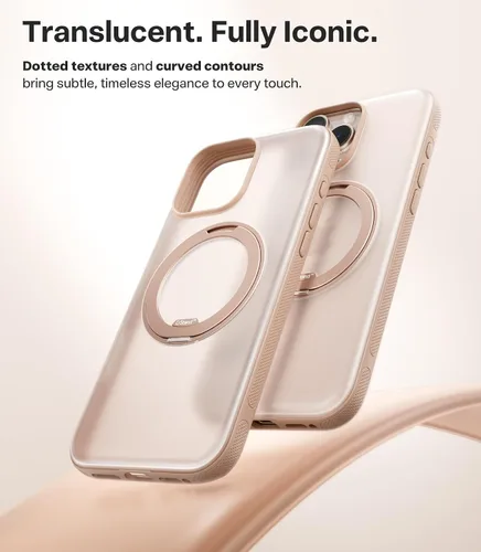 Vista 6 de TORRAS Soporte Magnético 360 para Funda de iPhone 16 Pro, Ostand 3.0 [Compatible con MagSafe] [4X Grado Militar Resistente a Golpes] Cubierta