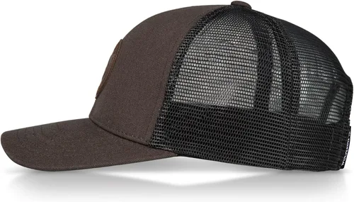 Vista 5 de Wolverine Gorra Trucker Parte trasera de malla Snapback Ajustable Resistente Duradero Workwear 1883 - Oliva negra