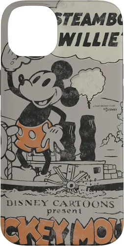 Vista 15 de Funda para iPhone 16 Disney 100 Mickey Mouse Steamboat Willie Sound Cartoon D100
