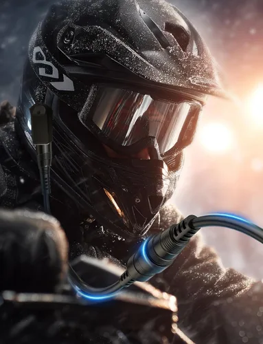 Vista 5 de Mellbree Cable de calefacción con protector, cable de protector térmico para casco de moto de nieve, cable eléctrico de reemplazo con gancho