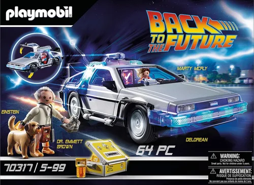 Vista 2 de Playmobil Regreso al futuro Delorean