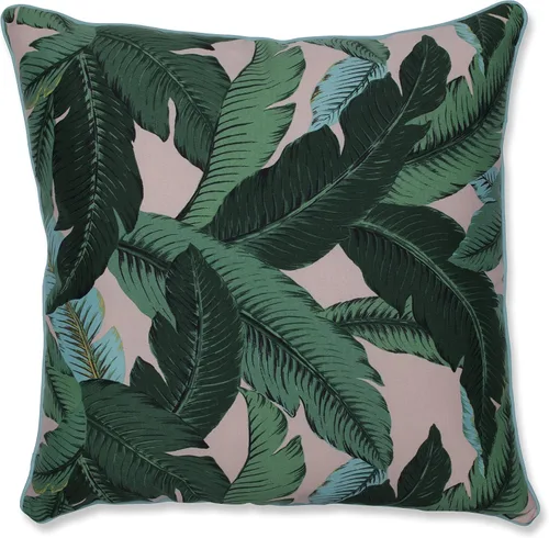 Vista 75 de Pillow Perfect Almohadas lumbares Delray azul marino para exteriores/interiores, 11.5 x 18.5 pulgadas, paquete de 2