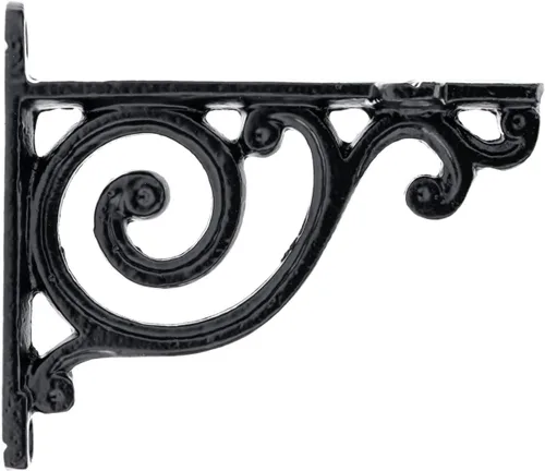 Vista 2 de Richelieu Soporte rústico para estantes de 3 15/16 pulgadas x 3 9/16 pulgadas, negro mate