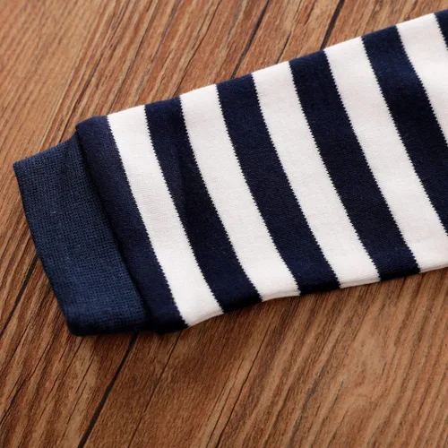 Vista 5 de Bebé Niñas Niños Lindo Azul marino búho Body Trajes recién nacido Rompers+sombrero Saliva Toalla