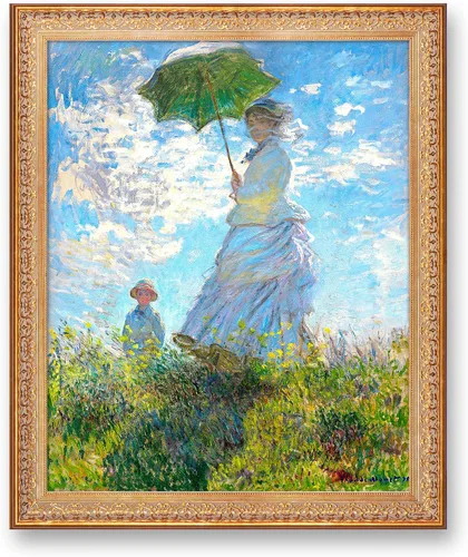 Vista 178 de A&T ARTWORK Antibes Seen from The Salis Gardens de Claude Monet Las Obras de Arte Clásico Mundial Reproducciones, Impresiones de Arte en Lienzo