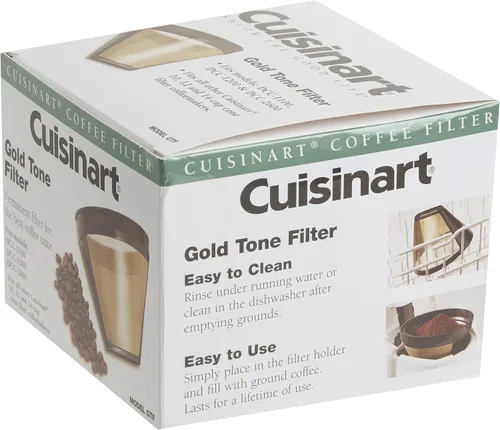 Vista 3 de Cuisinart, repuesto de filtro cónico en tono dorado para cafetera, talla única , none