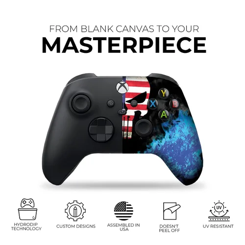 Vista 3 de DreamController Original X-box Wireless Controller Special Edition Customized Compatible with X-box One SX-box Series XS & Windows 10 Made with