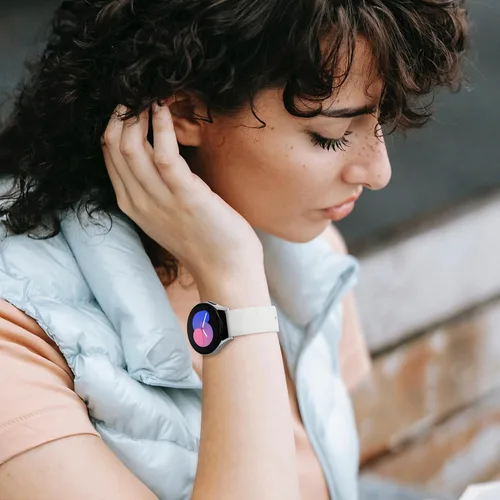 Vista 3 de Paquete de 3 correas para Samsung Galaxy Watch 6/6 Classic Band 1.575 in 1.732 in 1.693 in 1.850 in, Galaxy Watch 5/5 Pro/Galaxy Watch 4, correa