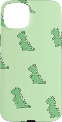 Vista 9 de Lindo dinosaurio verde bebé Dino TRex en verde para mujeres y niñas caso para iPhone 17