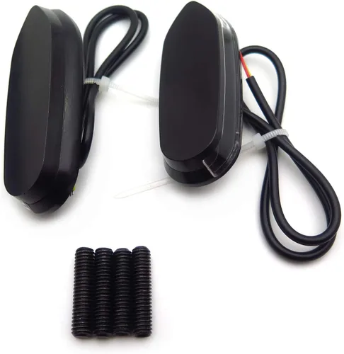 Vista 2 de SMT - Placa Base de Bloqueo de Espejo Negro con Señal LED Compatible con GSXR1000 05-08 GSXR600 06-12 gsxr750 [P/N: MT222-010A]