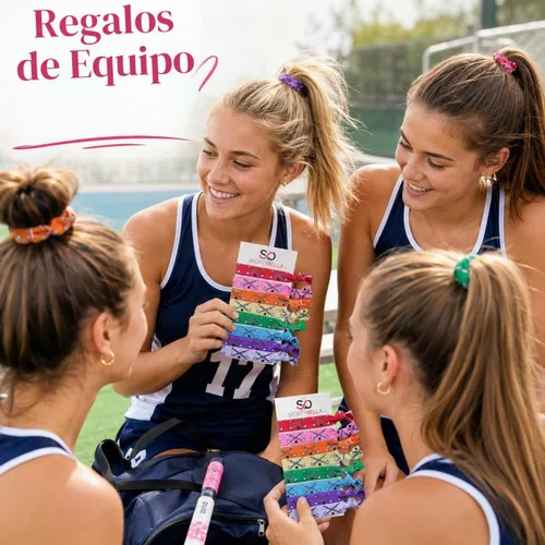 Vista 5 de Sportybella - Lazos para el cabello de hockey sobre césped, accesorios
