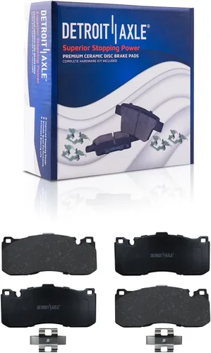 Vista 126 de Detroit Axle - Pastillas de Freno Traseras de Cerámica Izquierda Reemplazo de Pinza para Silverado Sierra Suburban 1500 Tahoe Yukon Escalade ESV EXT