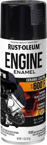 Vista 21 de Rust-Oleum 366428-6PK - Pintura en aerosol de esmalte para motor, 11 onzas, aluminio, (paquete de 6)