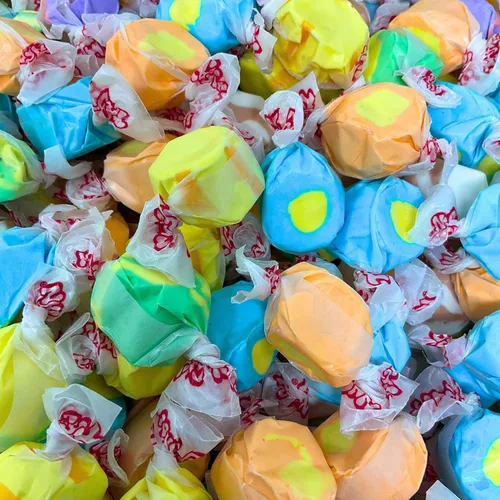 Vista 9 de Caramelo prémium de goma de mascar de agua salada, 1 libra, dulces Sabor clásico de goma de mascar, sabor dulce, textura suave y masticable, ideal