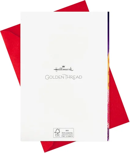 Vista 7 de Hallmark Golden Thread Diwali - Surtido de tarjetas Happy Diwali (16 tarjetas con sobres)