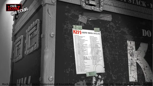 Vista 8 de Knucklebonz KISS Alive! Road Case 'On Tour' coleccionable