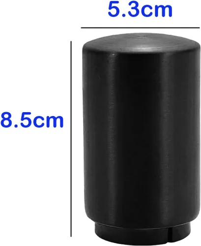 Vista 4 de Abridor automático de botellas de cerveza de acero inoxidable con captador de tapa, magnético, tipo empuje, negro