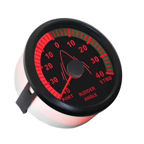 Vista 2 de ELING - Indicador de ángulo de timón garantizado de 0 a 190 ohmios con luz de fondo de 85 mm, 12 V/24 V
