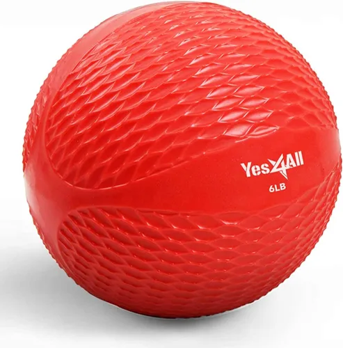 Vista 31 de Yes4All - Bolas de tonificación con peso para ejercicio, bolas medicinales suaves para ejercicio, pilates, yoga, equilibrio, flexibilidad, 2-10