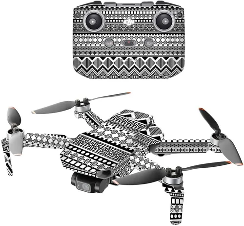 Vista 9 de MightySkins - Compatible con DJI Mini 2 Dron portátil - Morado antiguo Funda protectora de vinilo duradera y única Fácil de aplicar, quitar