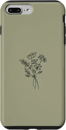 Vista 12 de Funda para iPhone 16 Wildlfower Floral Flower Khaki